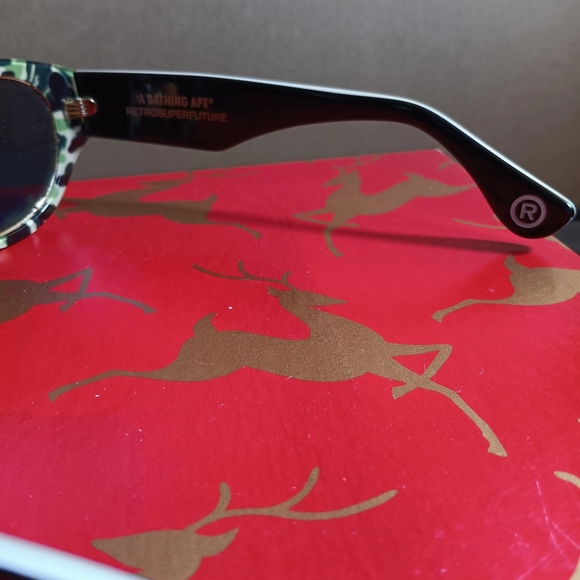 RETROSUPERFUTURE A BATHING APE CAMO UNISEX SUNGLASSES - Picture 13 of 16